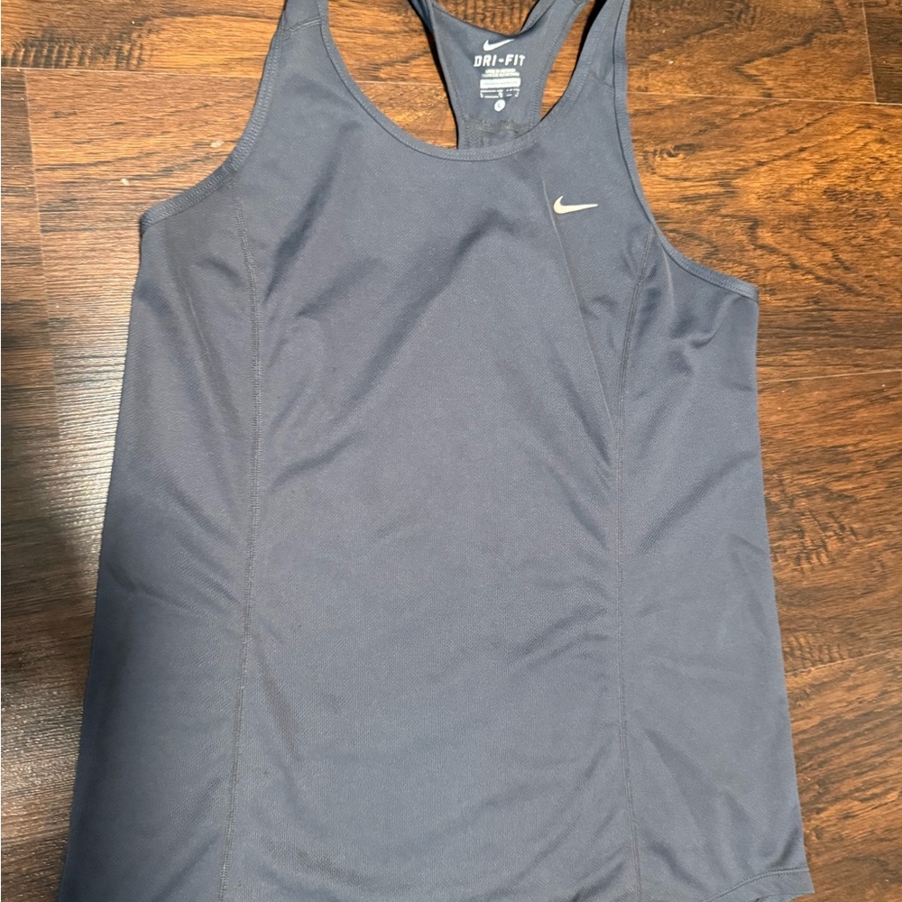 Nike Women's Charcoal Dri-FIT Tank Top